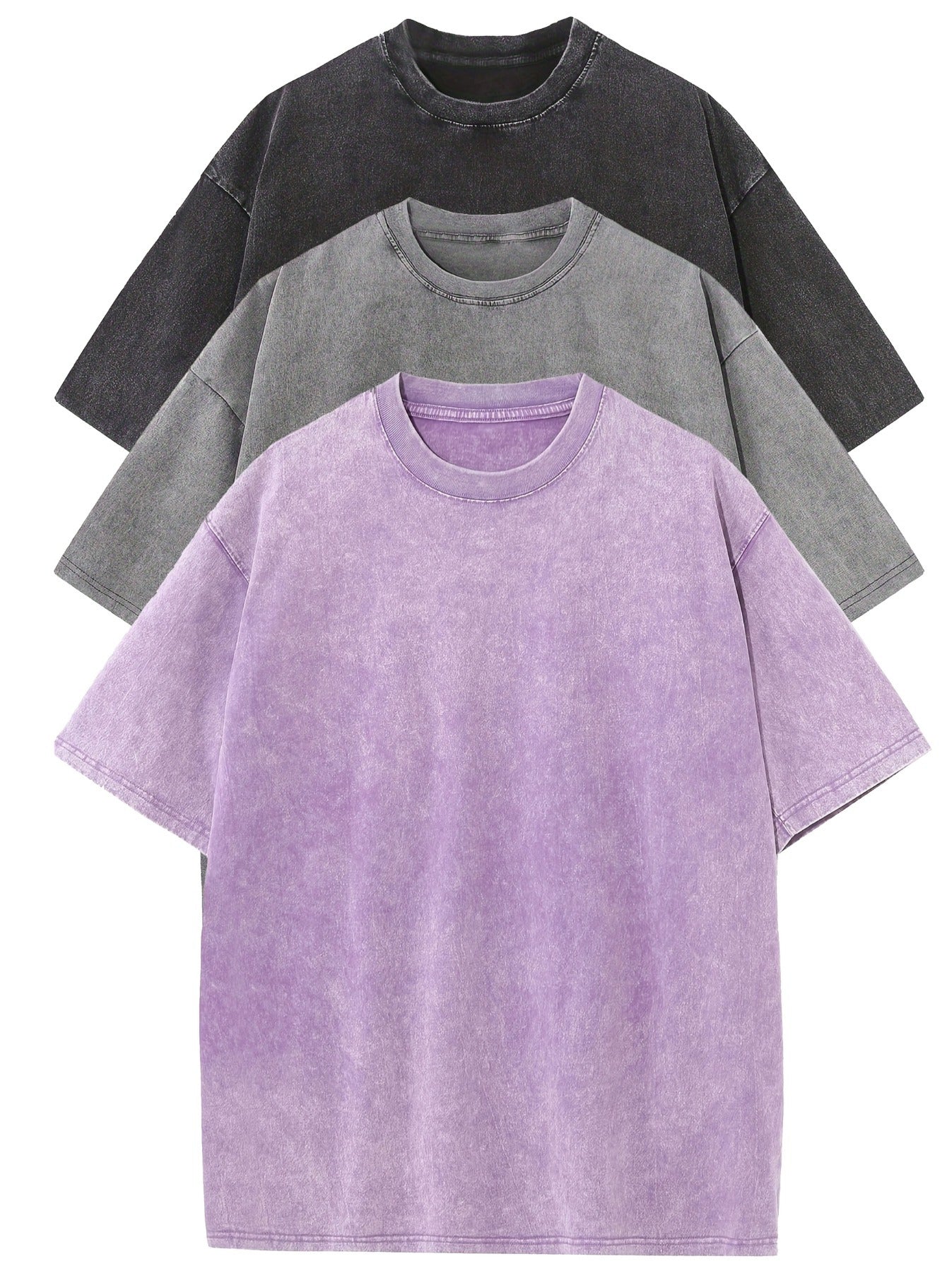 Ballin Drip®| Essential Cotton Oversized Tee Set – 3-Pack