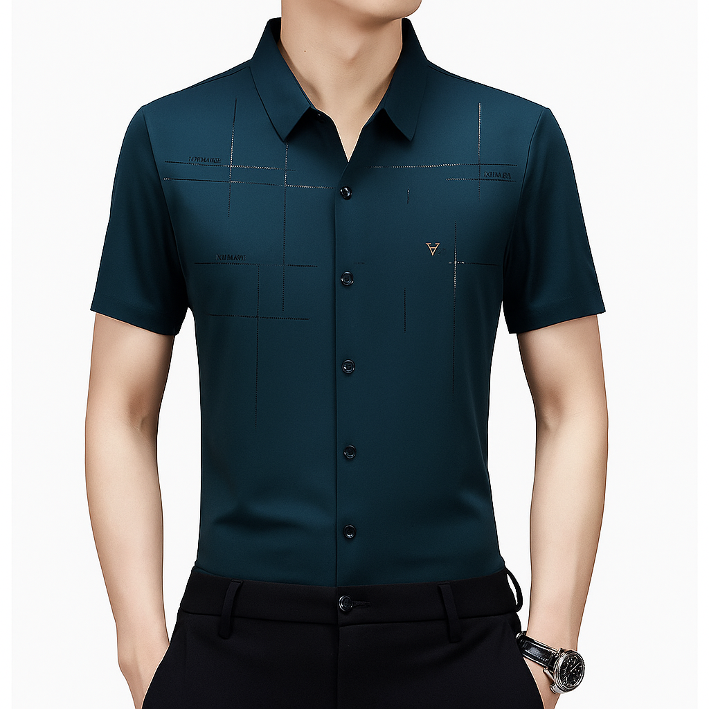 Men’s Ice Silk Business Shirt