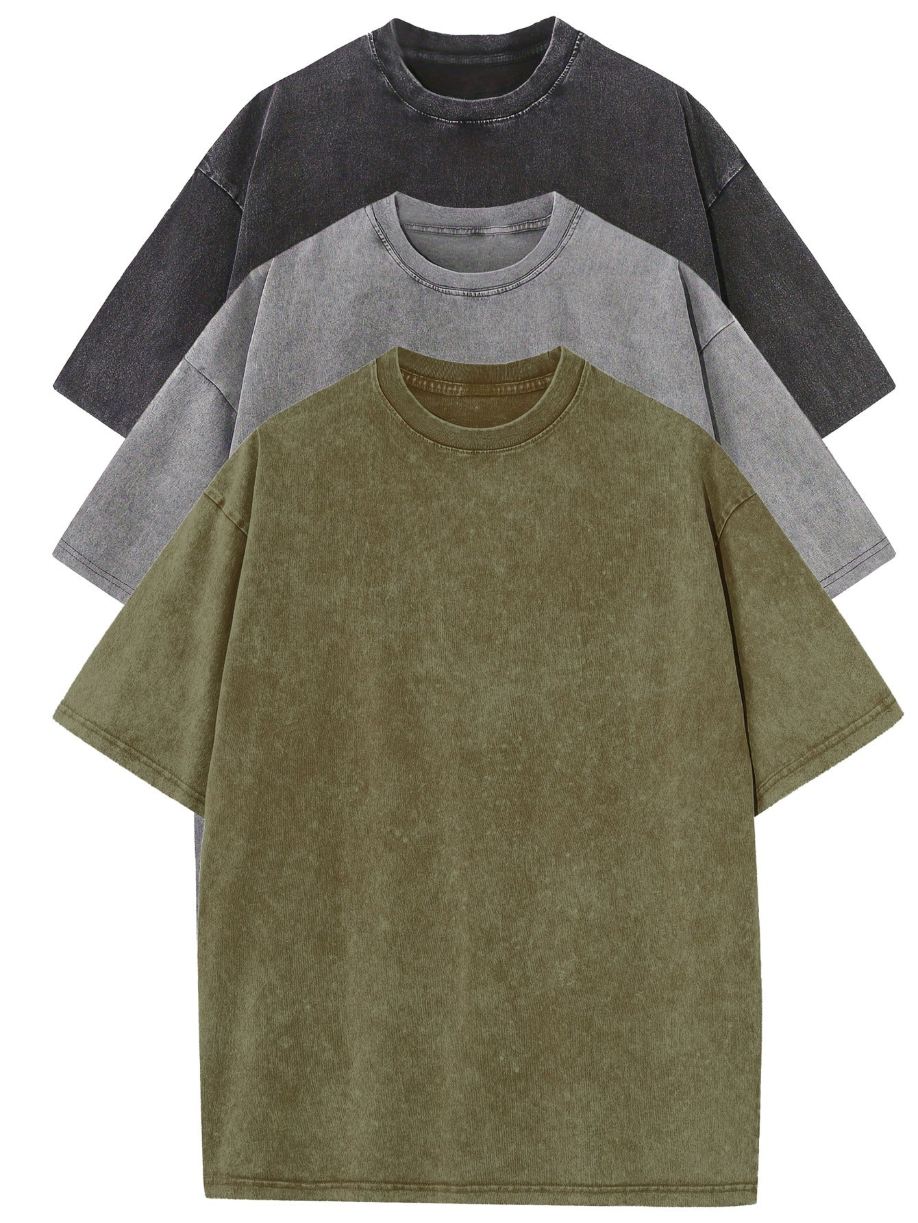Ballin Drip®| Essential Cotton Oversized Tee Set – 3-Pack
