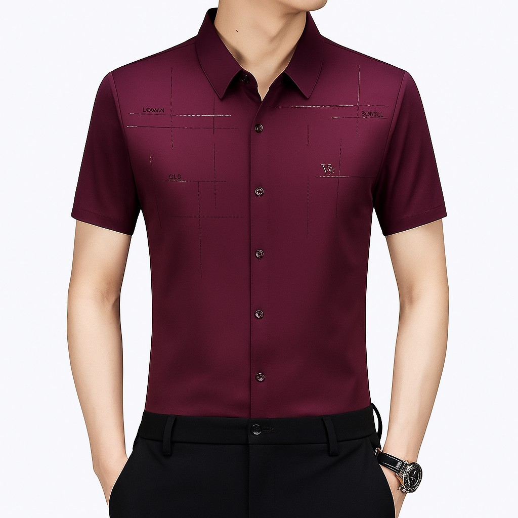 Men’s Ice Silk Business Shirt