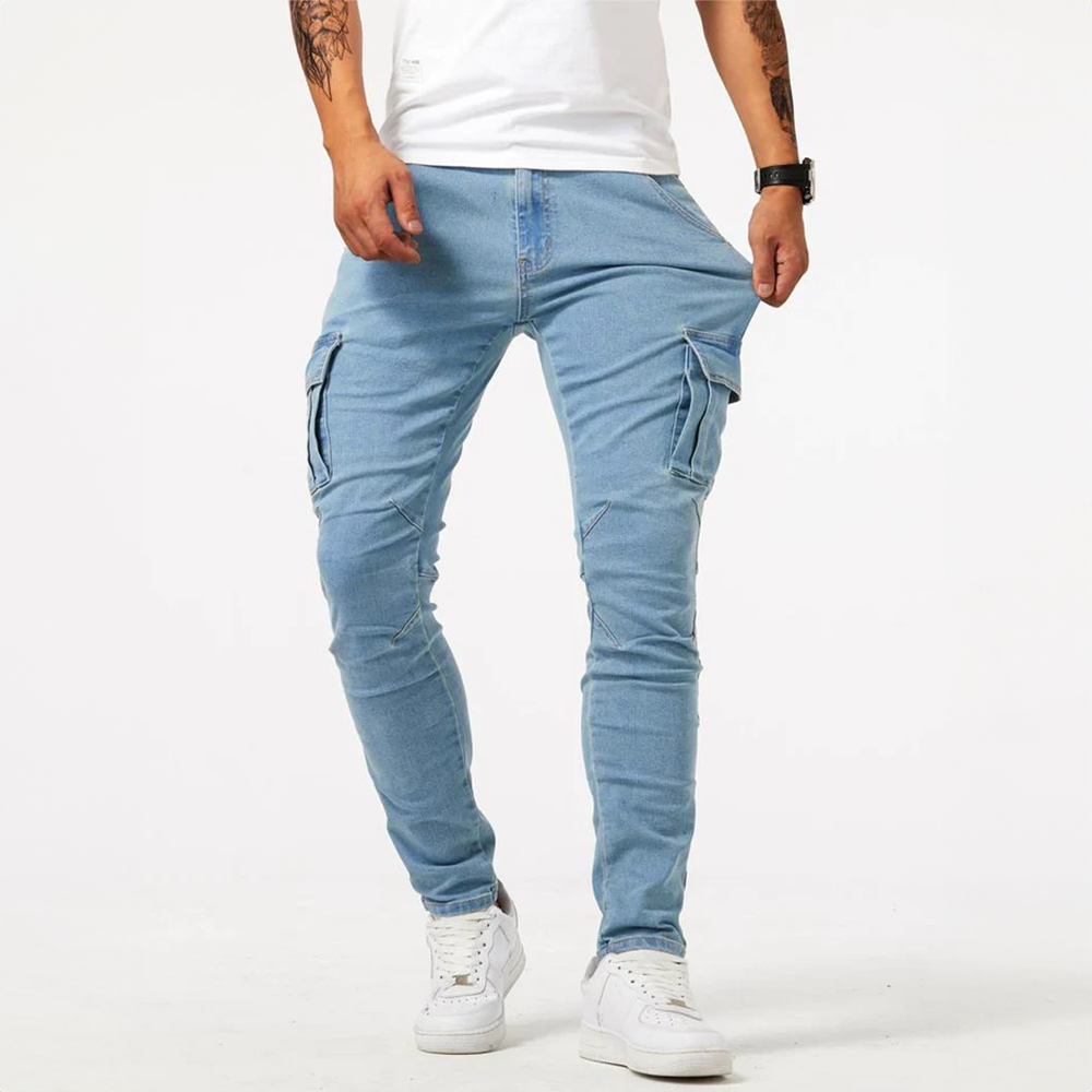 Ballin Drip® | Stretchy Cargo Jeans
