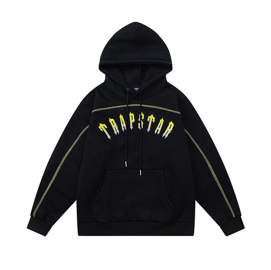 Ballin Drip® | Yellow and black hoodie tracksuit Central Cee
