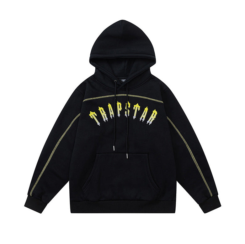 Ballin Drip® | Yellow and black hoodie tracksuit Central Cee