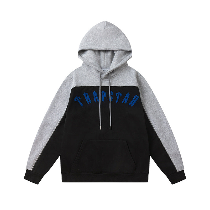 Ballin Drip® | Men's Black And Blue Hoodie