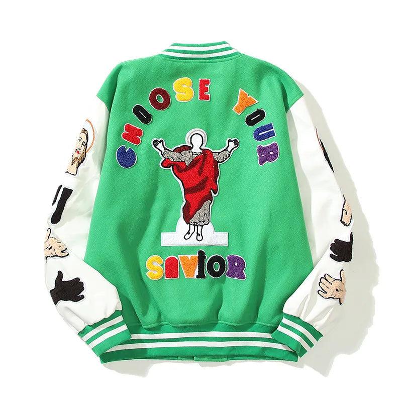 Jacket Harajuku Vintage Bomber